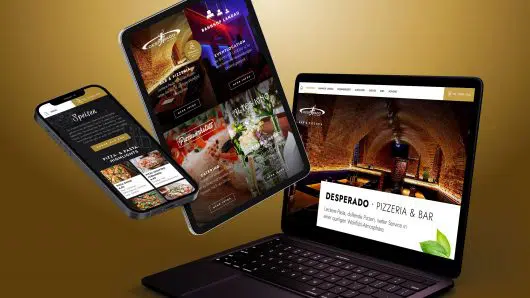Desperado Bar&Pizzeria Wordpress-Webseite